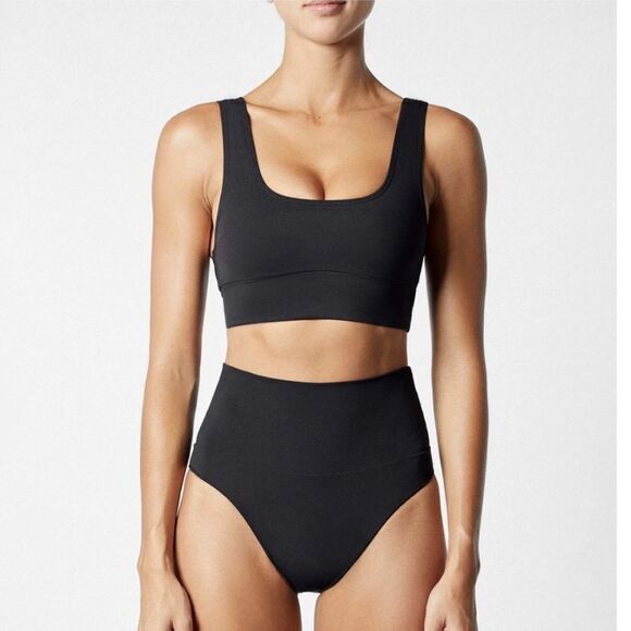 Its Now Cool Bikini Set The Contour Crop Surf Top High-Waist Bottoms XL NWT NEW - Picture 7 of 12